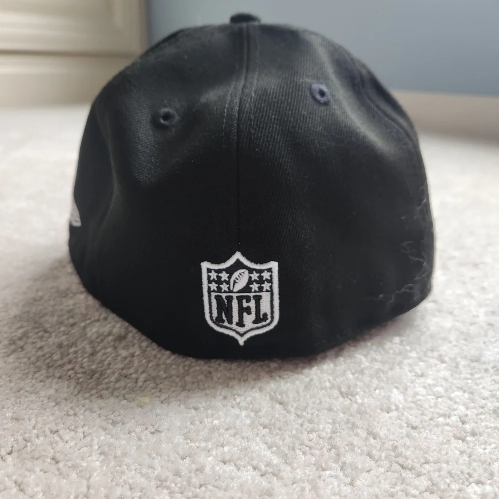Black Fitted Buffalo Bills Baseball Hat, Kids